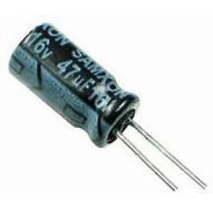 CAPACITOR ELECTROLÃTICO 47UF 16V 105Â°